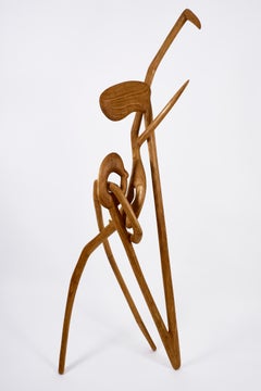Suspension Ten, Carved wood sculpture