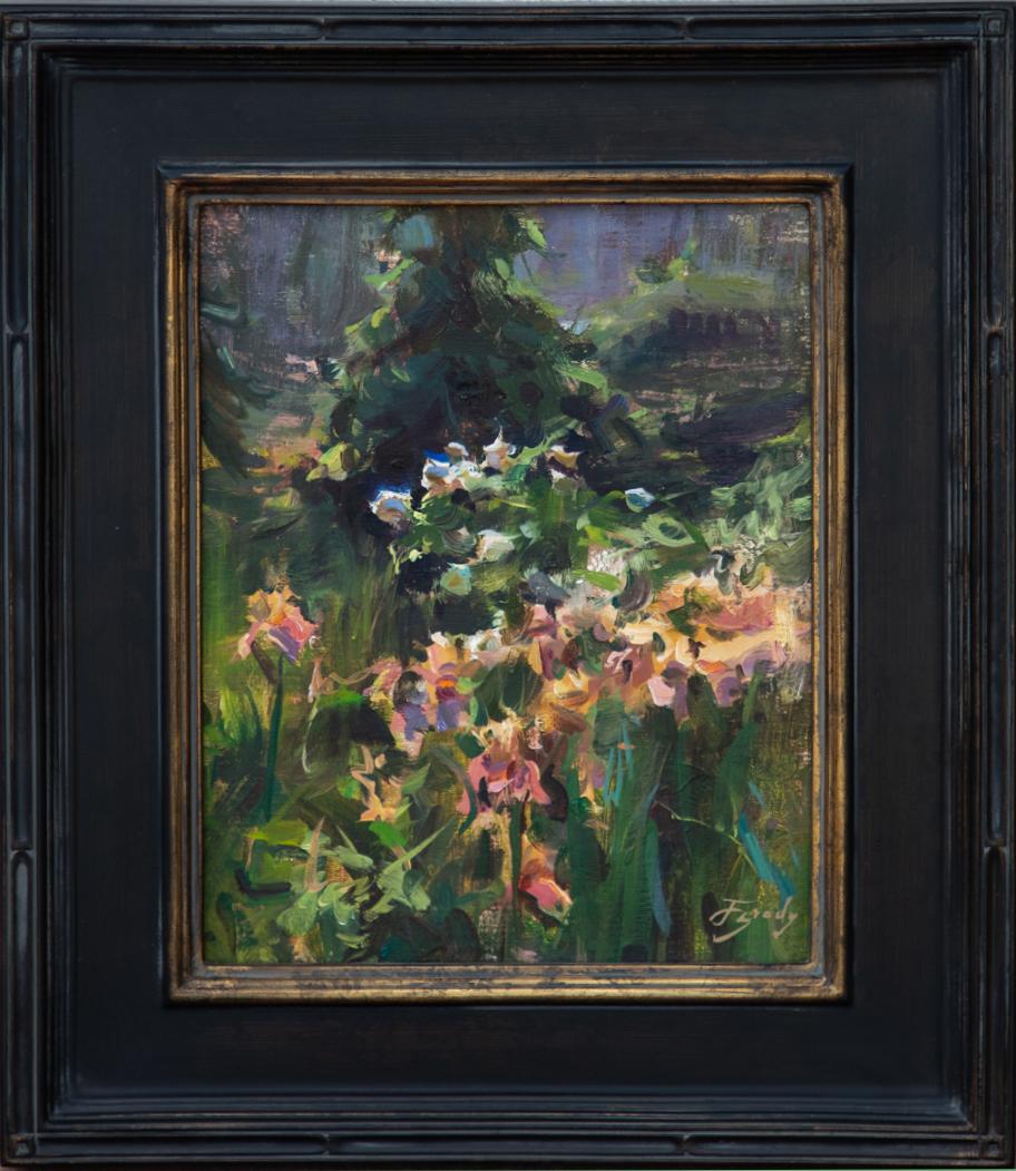 Blossoms in Sunlight - Painting by Jared Brady