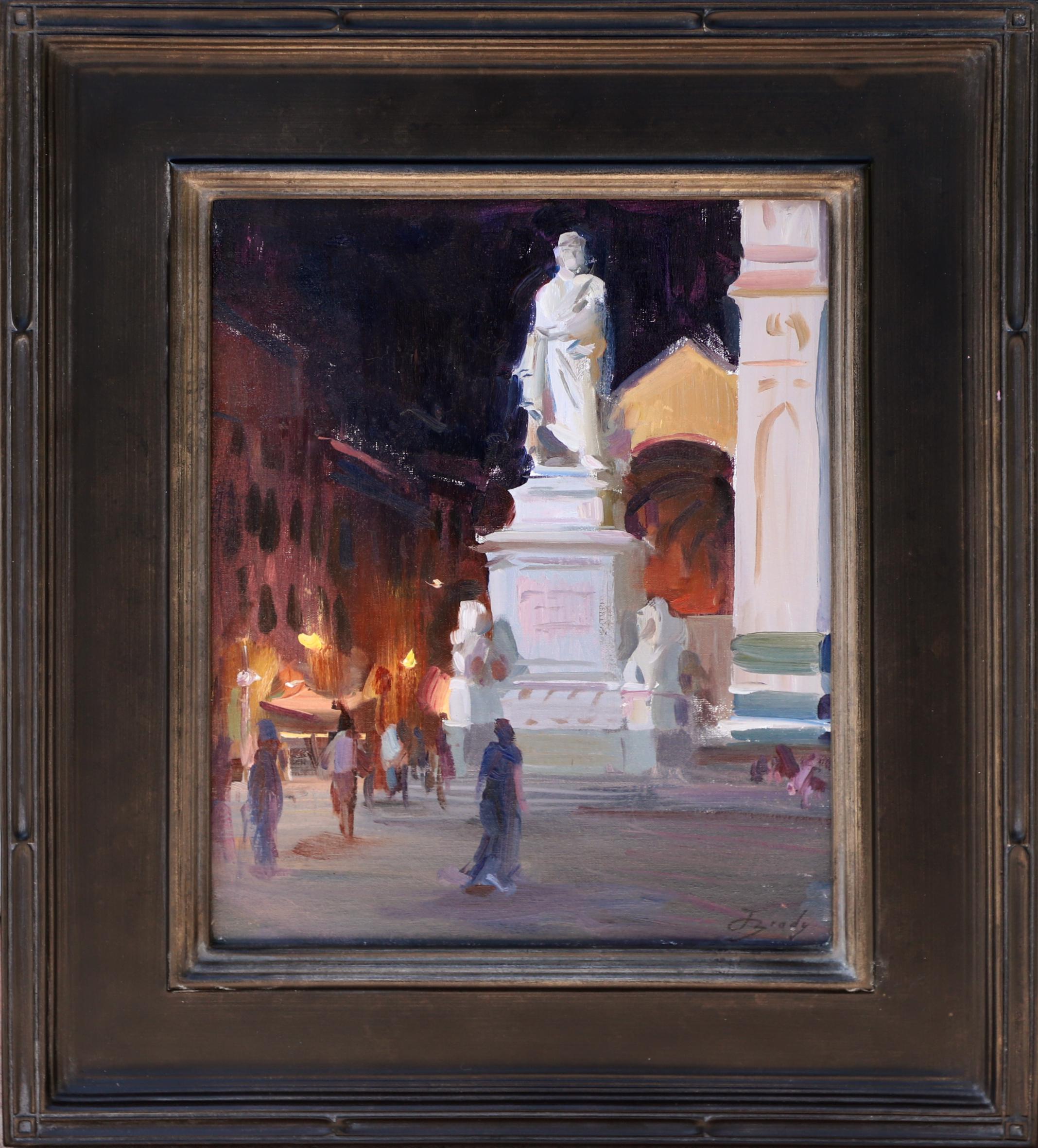Landscape Painting di Jared Brady - Notturno di Firenze