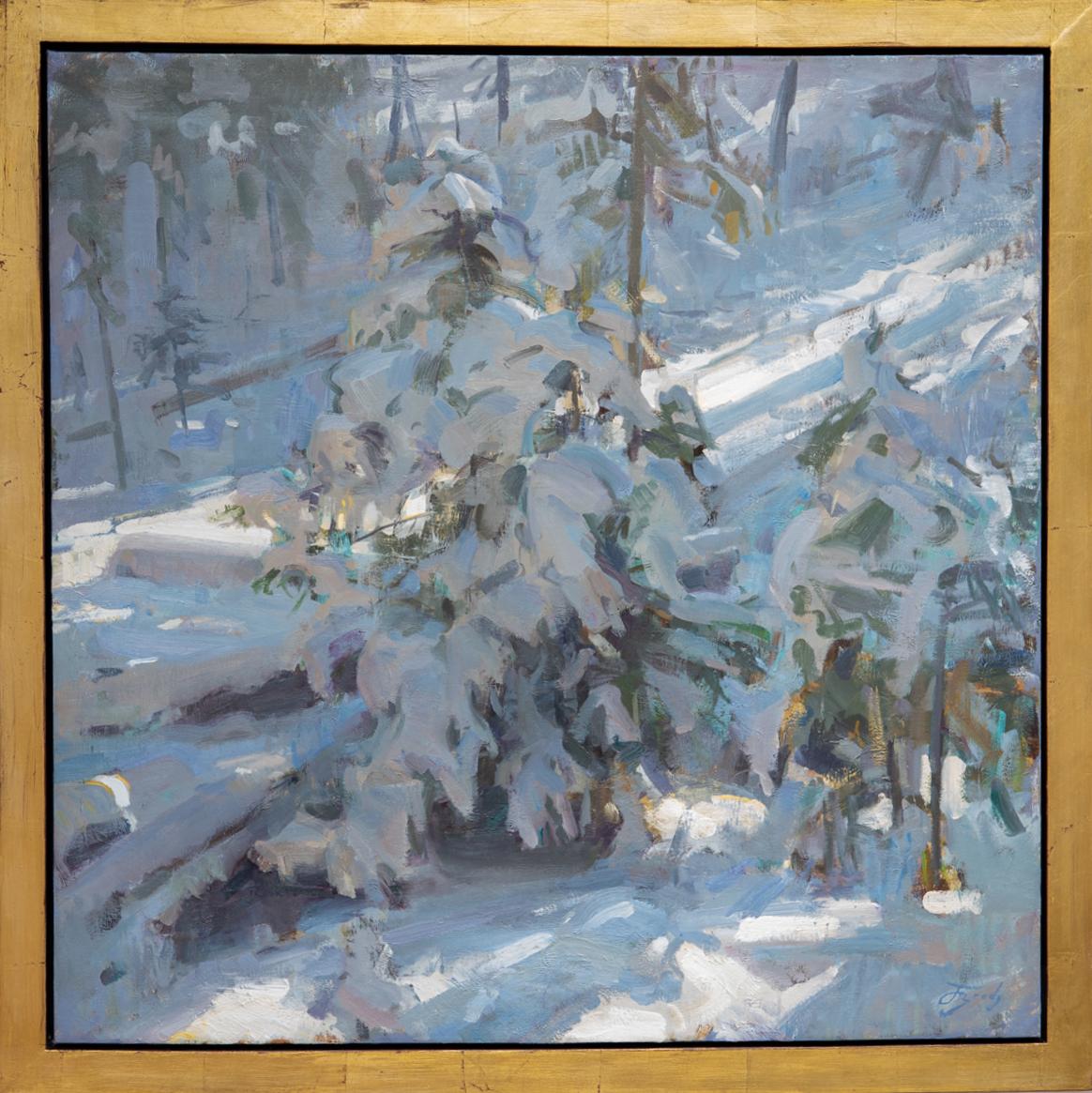 Forti nevicate - Painting di Jared Brady