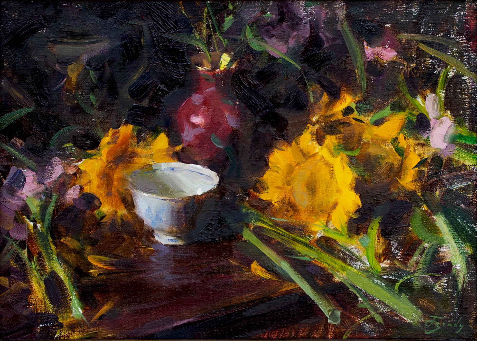 Notes of Gold - Impressionist Painting by Jared Brady