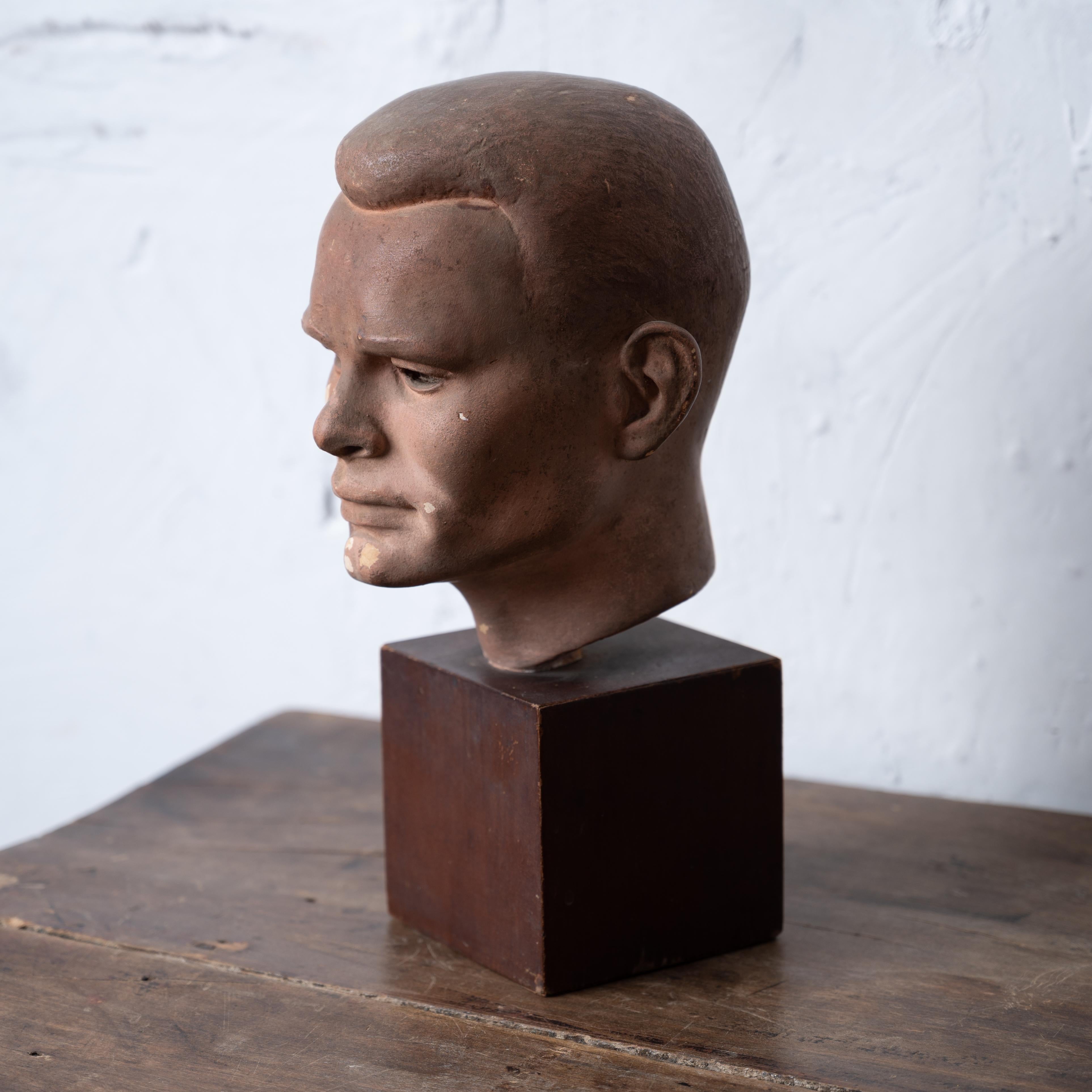Jared French Portrait Bust of Chuck Howard, 1951 For Sale 4