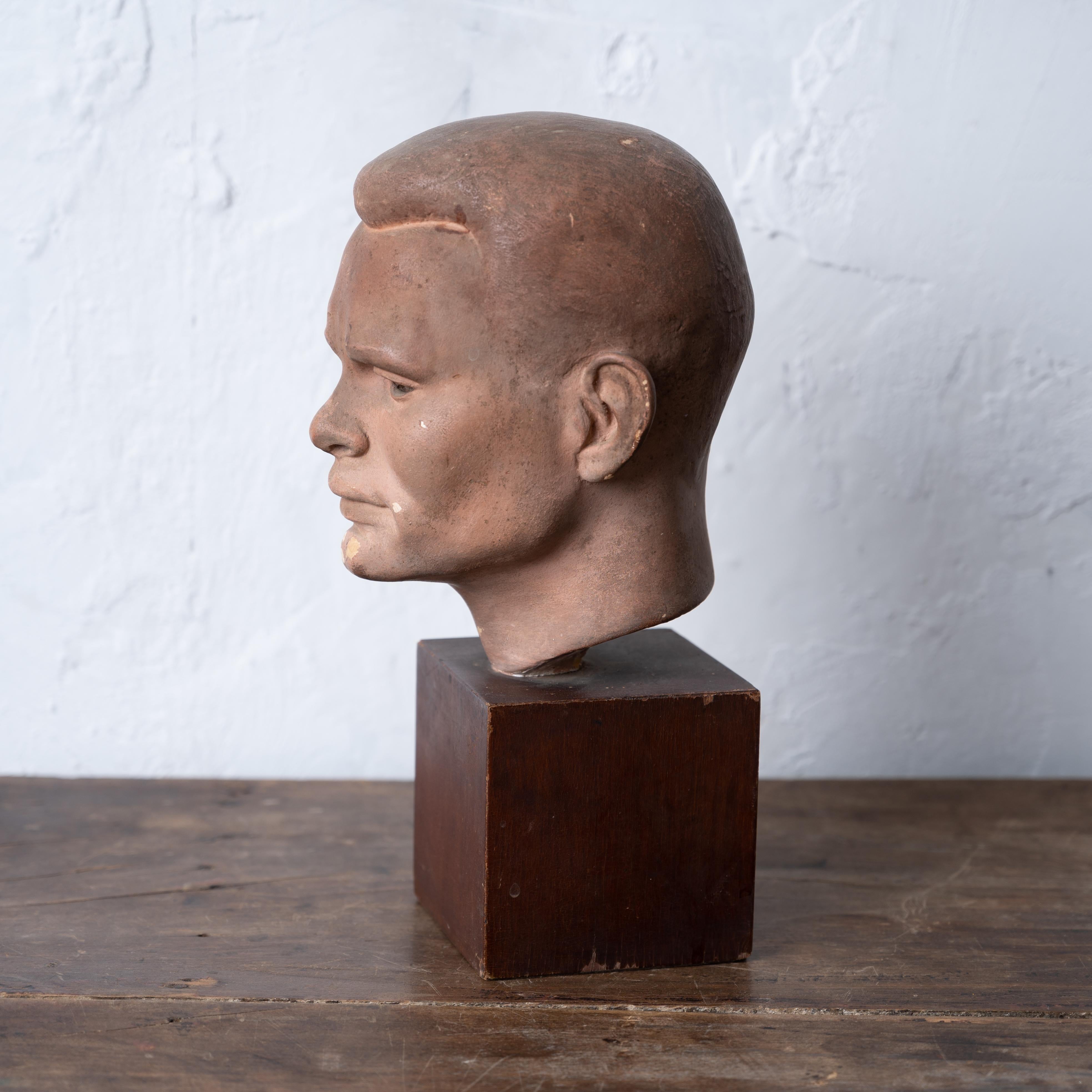 Jared French Portrait Bust of Chuck Howard, 1951 For Sale 7