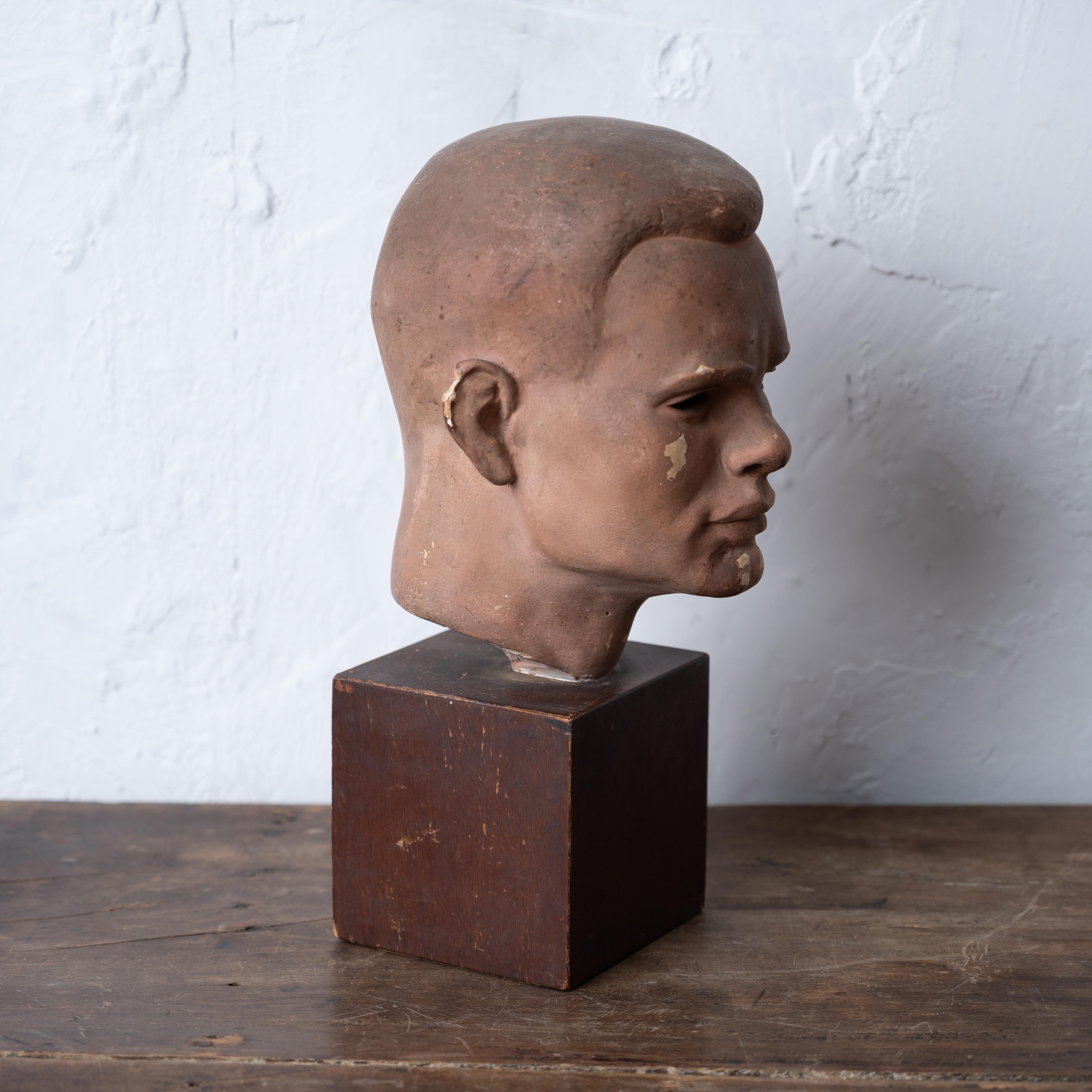 Jared French Portrait Bust of Chuck Howard, 1951 For Sale 9