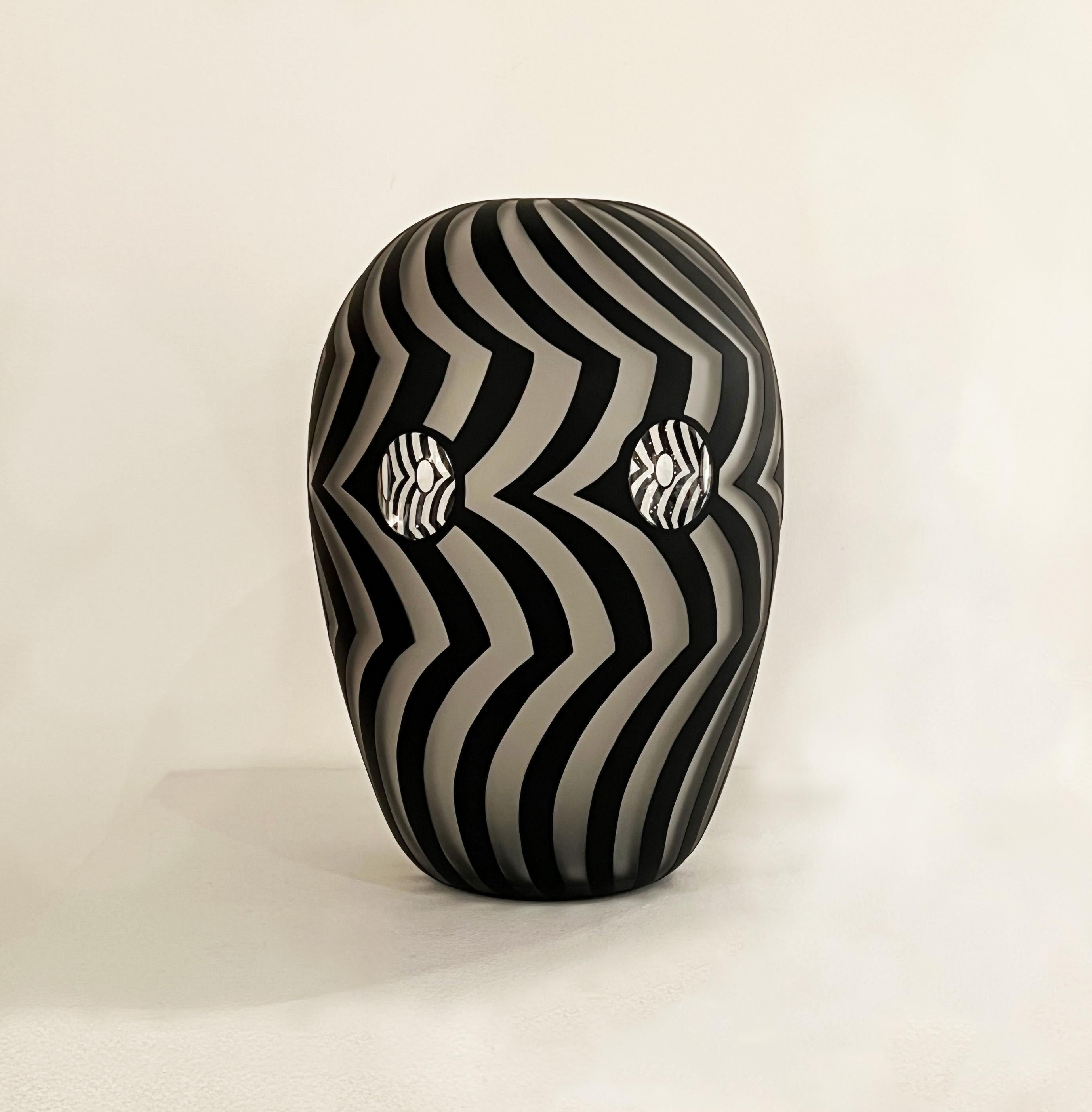 Jared Last Abstract Sculpture - Oculus Series Ovoid 6 Lenses