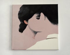 Lovers IX - Contemporary Figurative Oil Painting, Love Theme, Couple Portrait