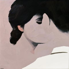 Lovers IX - Contemporary Figurative Oil Painting, Love Theme, Couple Portrait