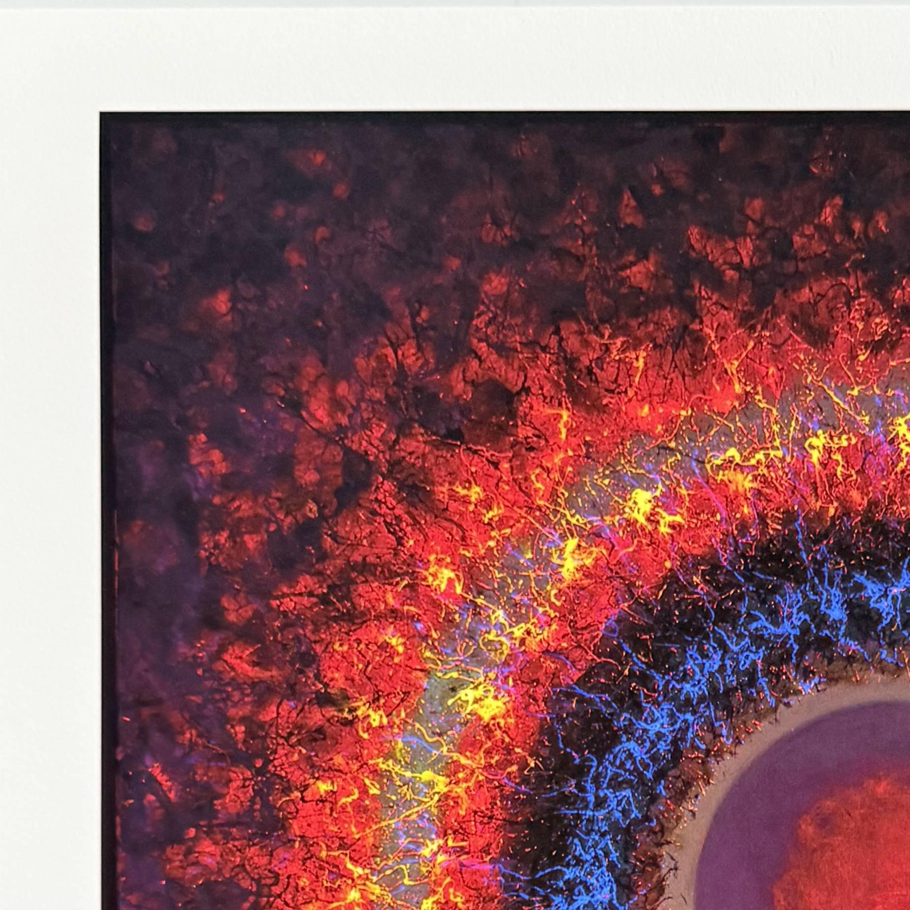 Helixnebel III (NGC 7293) (Rot), Print, von Jaremi Picz