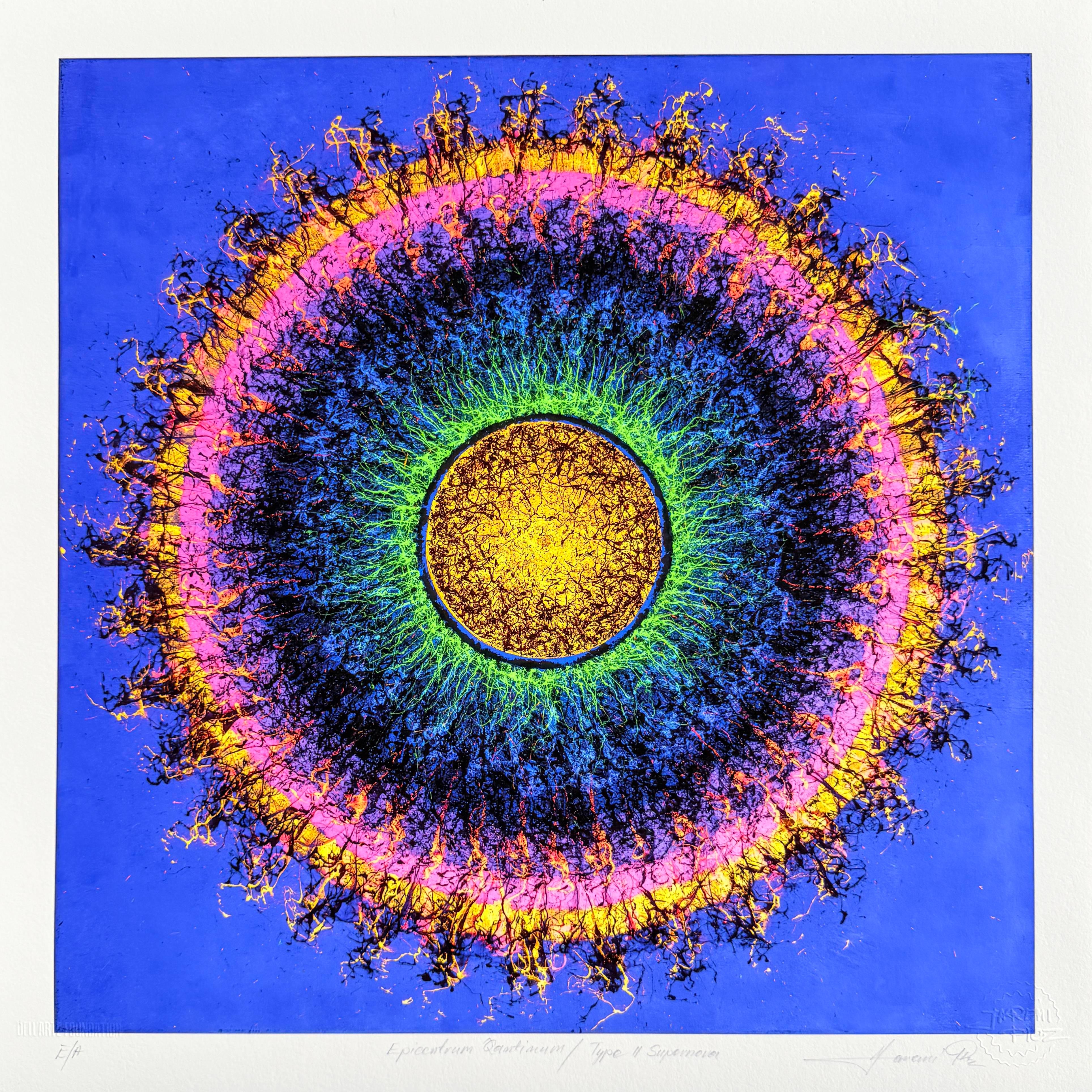 Typ II Supernova – Mixed Media Art von Jaremi Picz