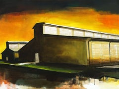 Yahoo data center, Lockport, New York, Painting, Oil on Canvas