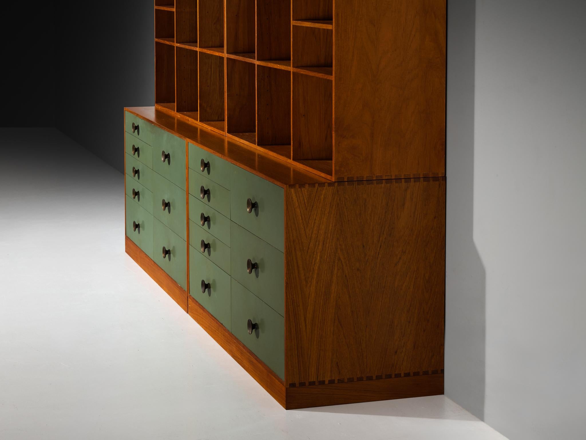 Jarl Heger for Jason Møbler Modular Wall Unit or Bookcase in Teak 4