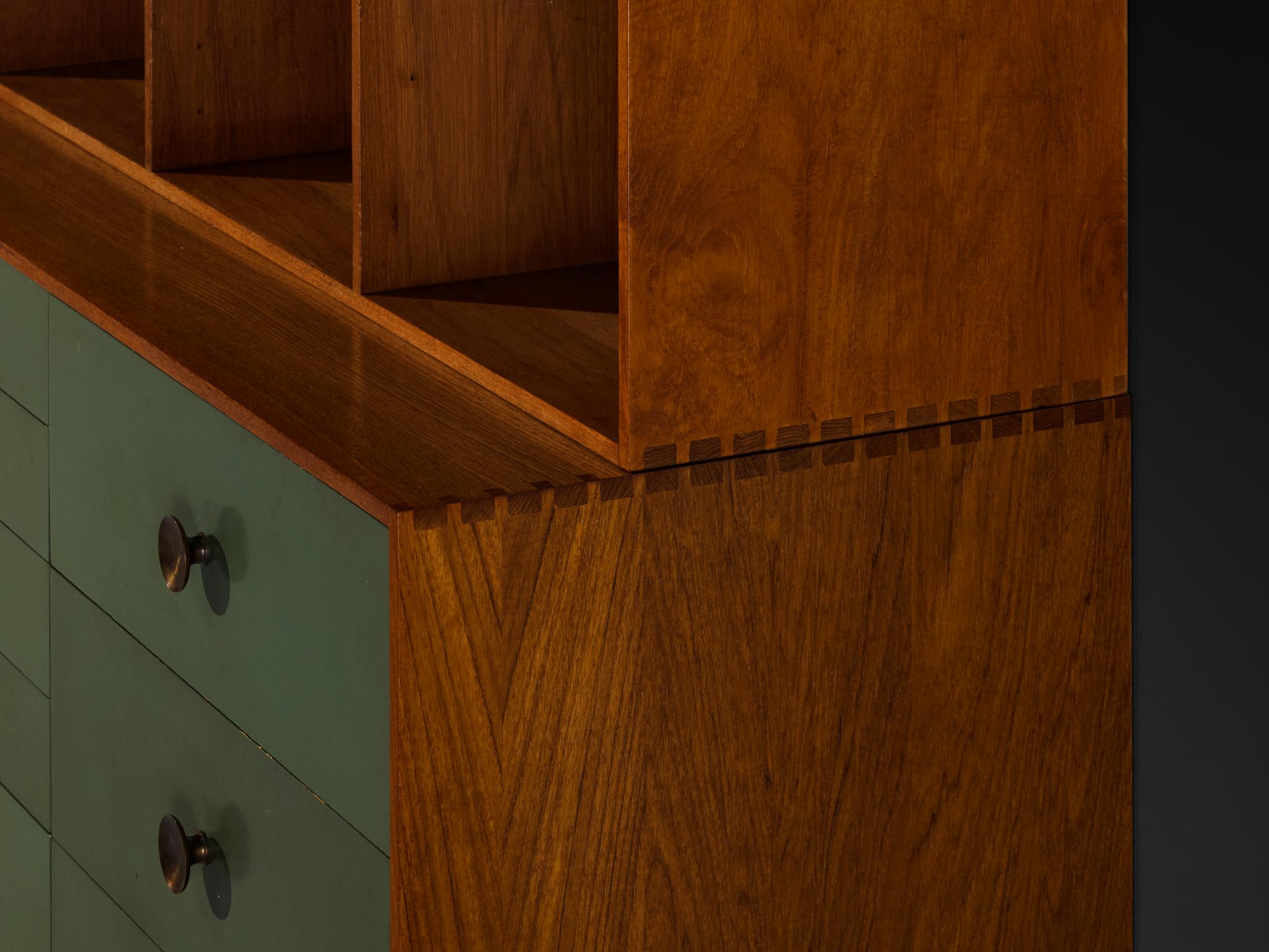 Jarl Heger for Jason Møbler Modular Wall Unit or Bookcase in Teak 5