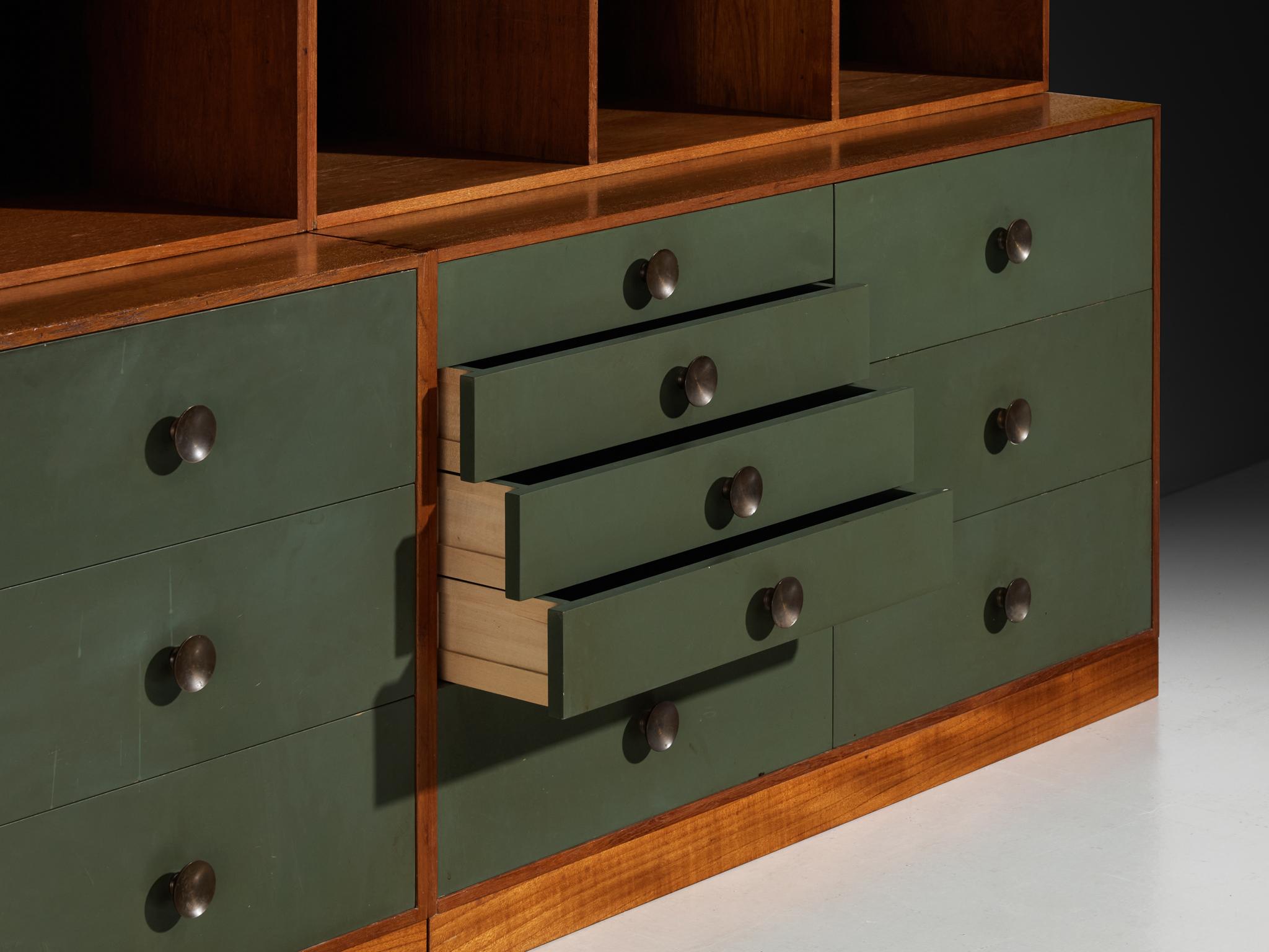 Mid-20th Century Jarl Heger for Jason Møbler Modular Wall Unit or Bookcase in Teak
