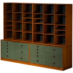 Jarl Heger for Jason Møbler Modular Wall Unit or Bookcase in Teak