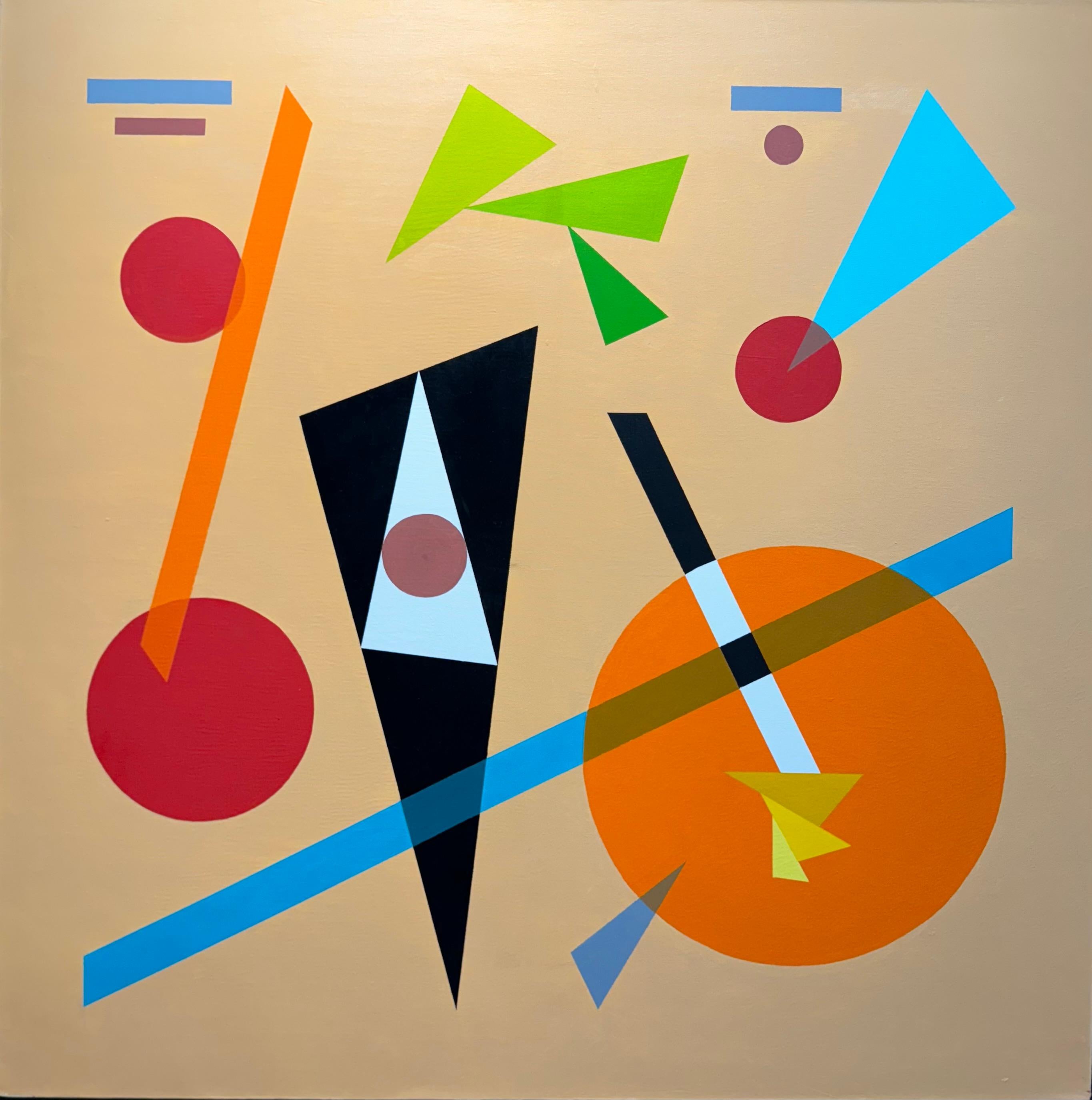 Geometric Abstraction Oil on Canvas