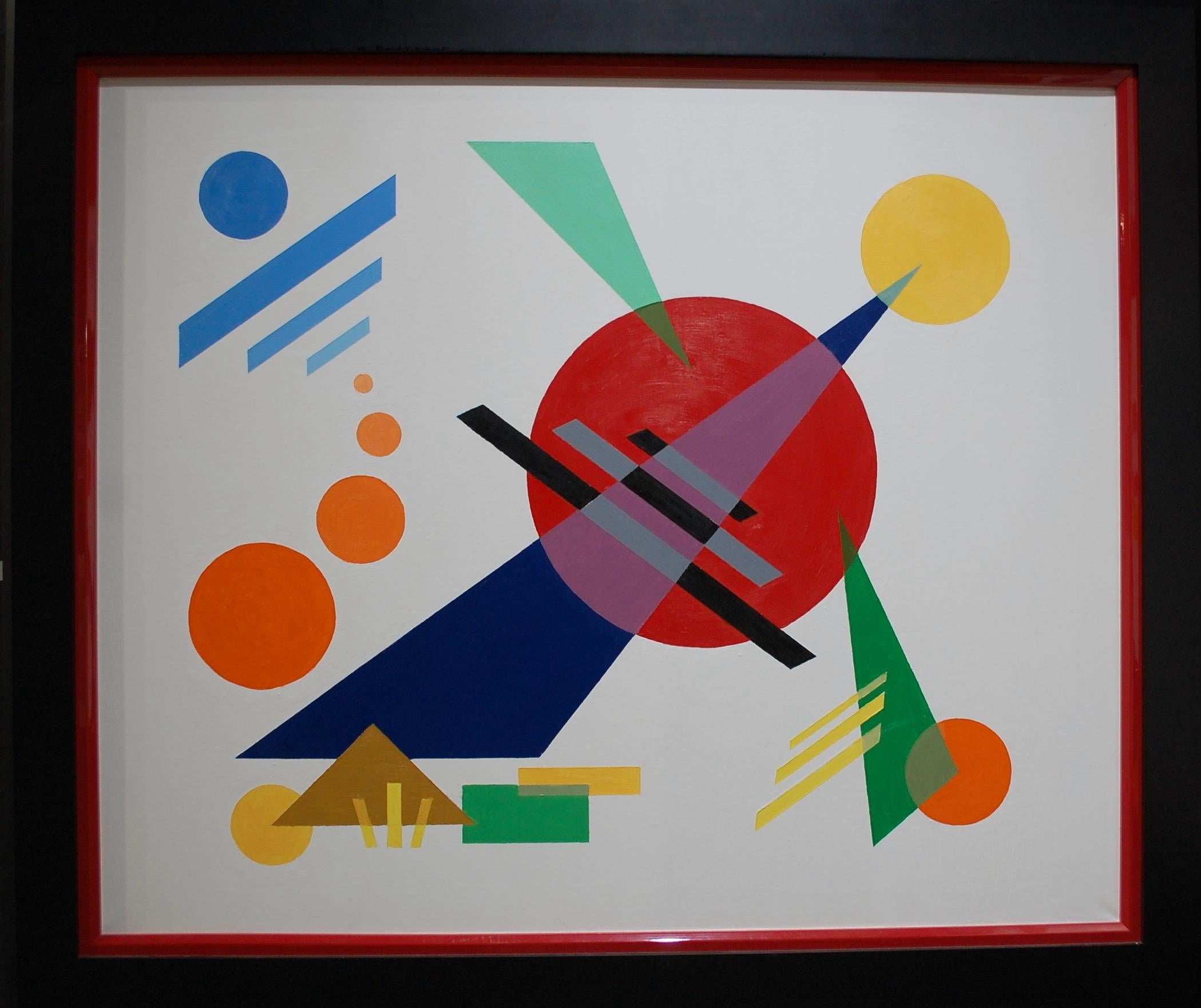 Kaléidoscope, 2011 Géométrie abstraite - Painting de Jaro