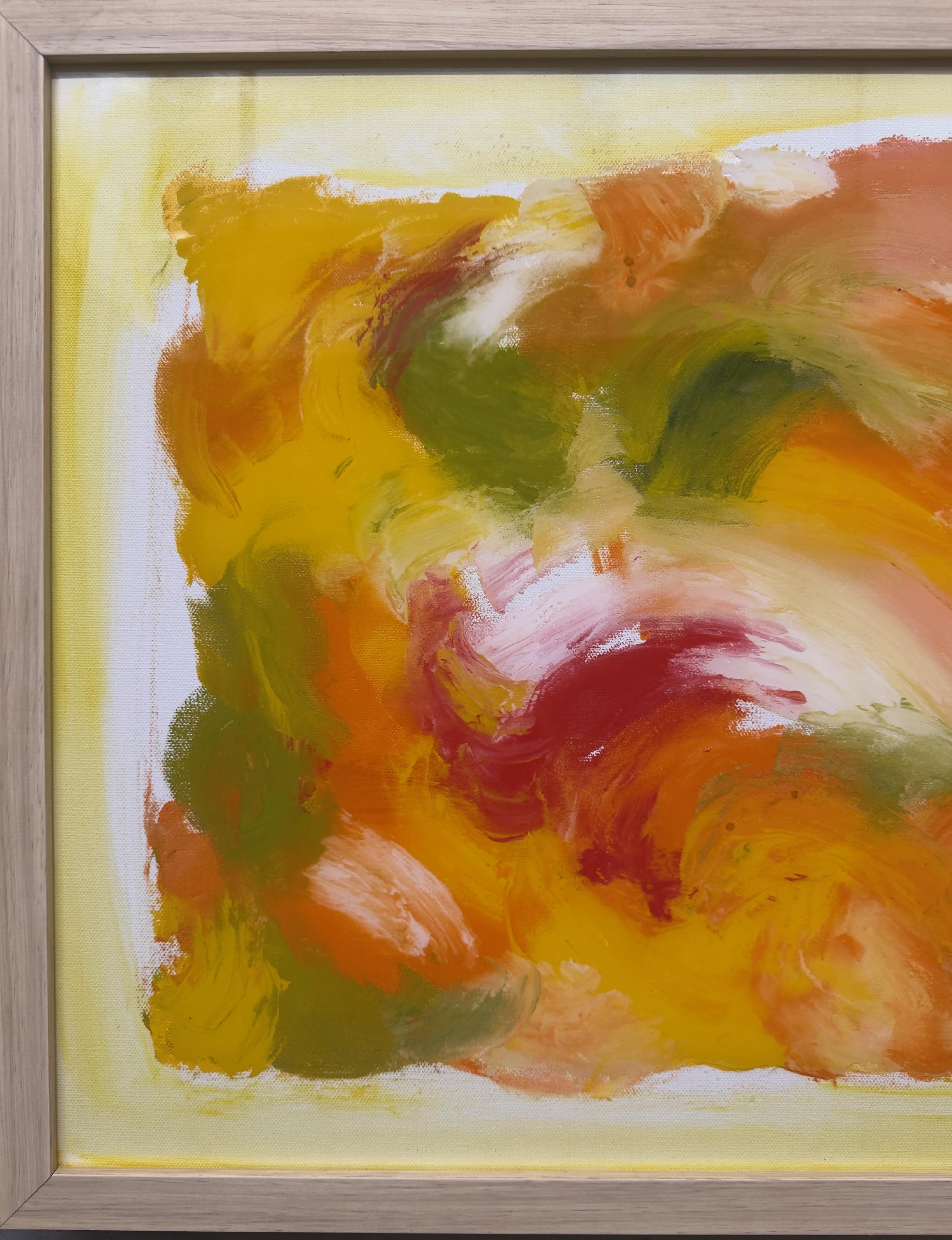Summer Glow Series - Abstract Geometric Painting by Jaro