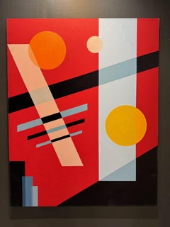 Univers Abstracto geométrico Óleo sobre lienzo