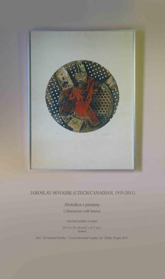 Jaroslav Hovadik, Czech Structural Graphic Art Abstract