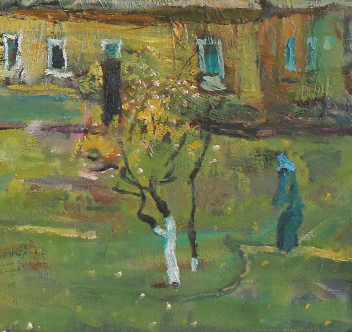 Old House - Painting by Jaroslav Leonets