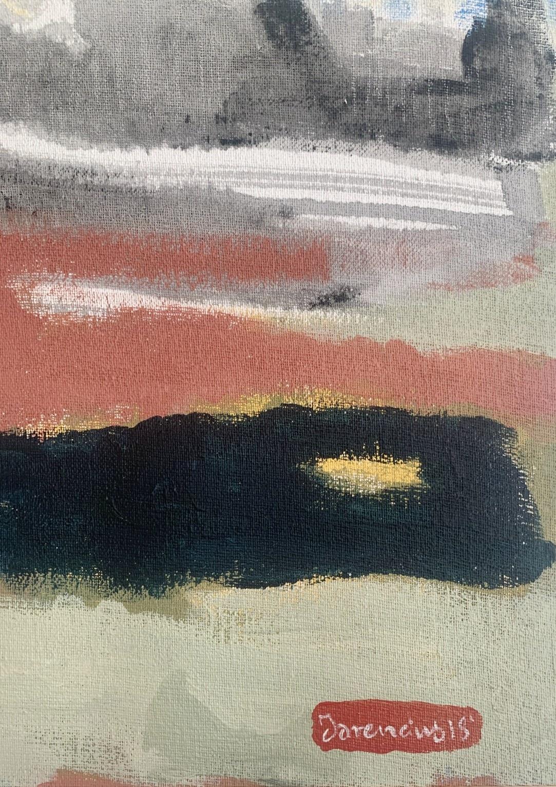 Jaroslaw Romaniuk - The River 10 - Contemporary Abstract Landscape Oil ...