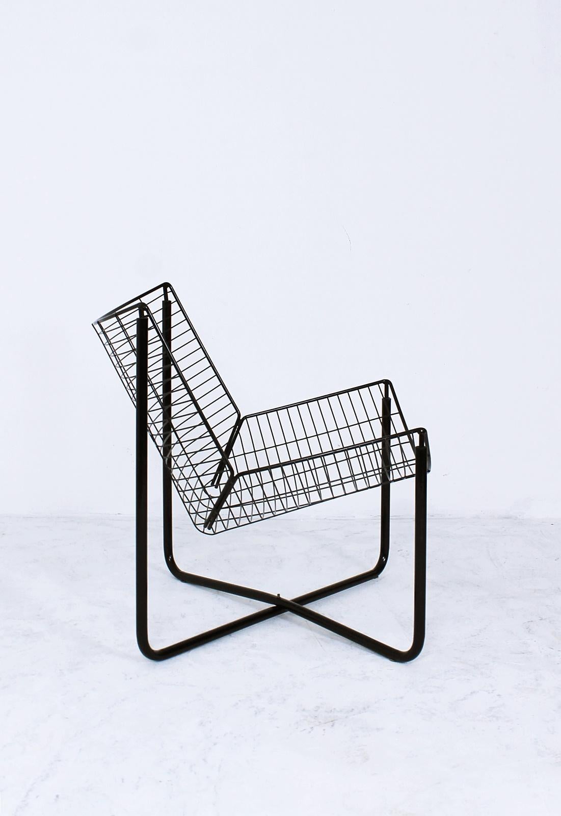 Swedish Jarpen Wire Lounge Chair by Niels Gammelgaard for Ikea, 1983