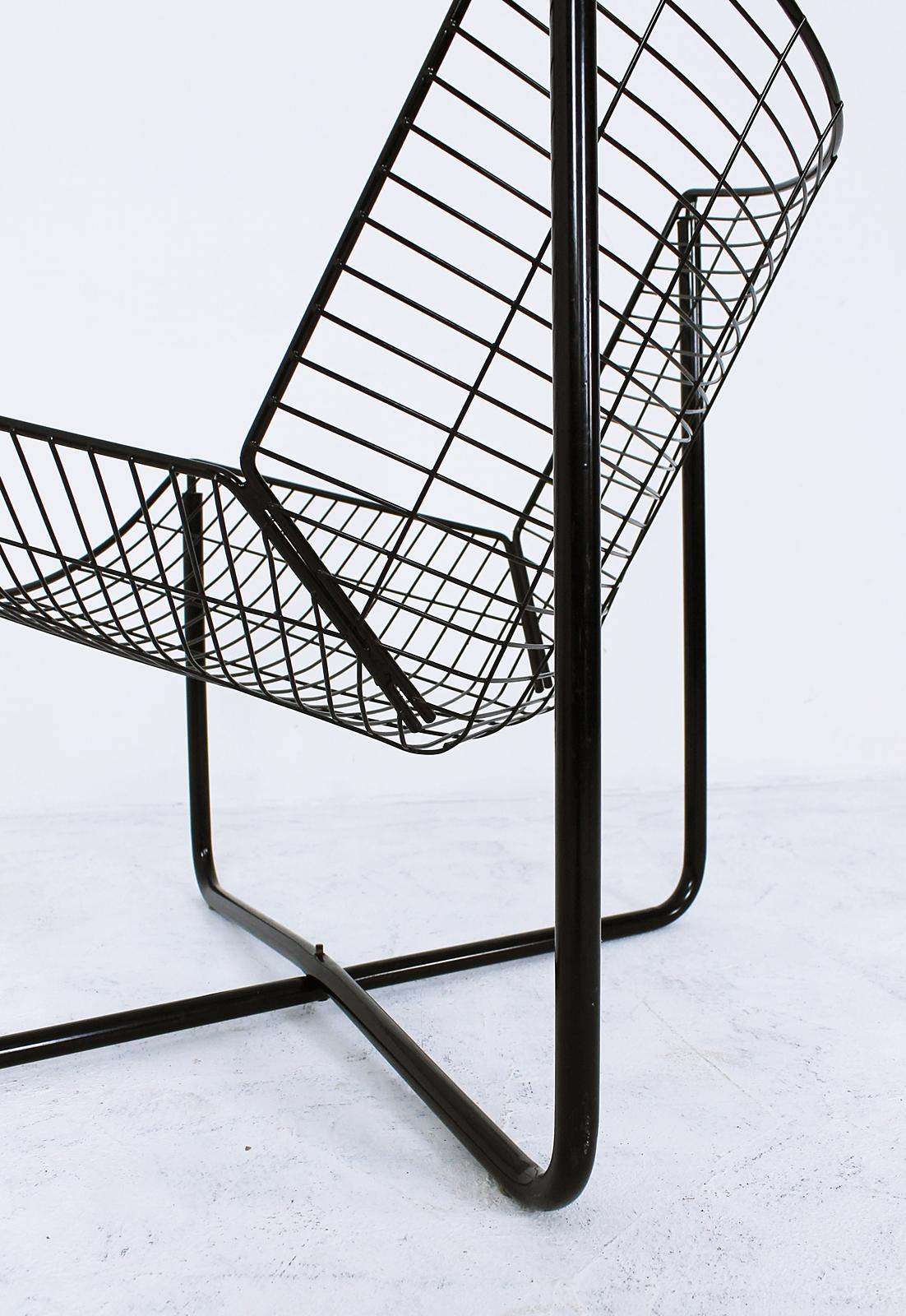 Jarpen Wire Lounge Chair by Niels Gammelgaard for Ikea, 1983 1