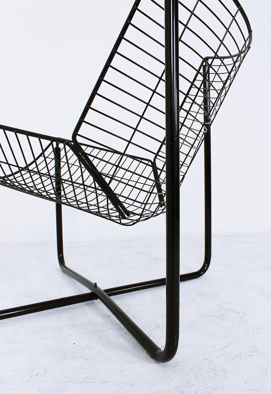 Late 20th Century Jarpen Wire Lounge Chair by Niels Gammelgaard for Ikea, 1983