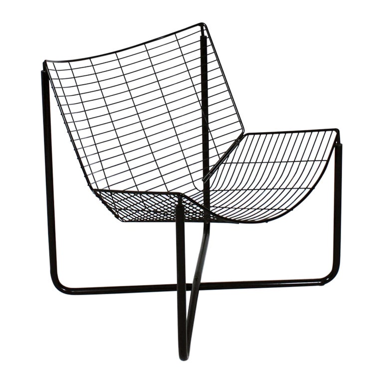 Jarpen Wire Lounge Chair By Niels Gammelgaard For Ikea 1983 For Sale At 1stdibs