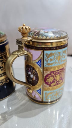 Jarras de porcelana Royal Viena, siglo XIX