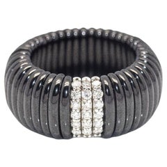 JARRETIERE Bague en or et diamants