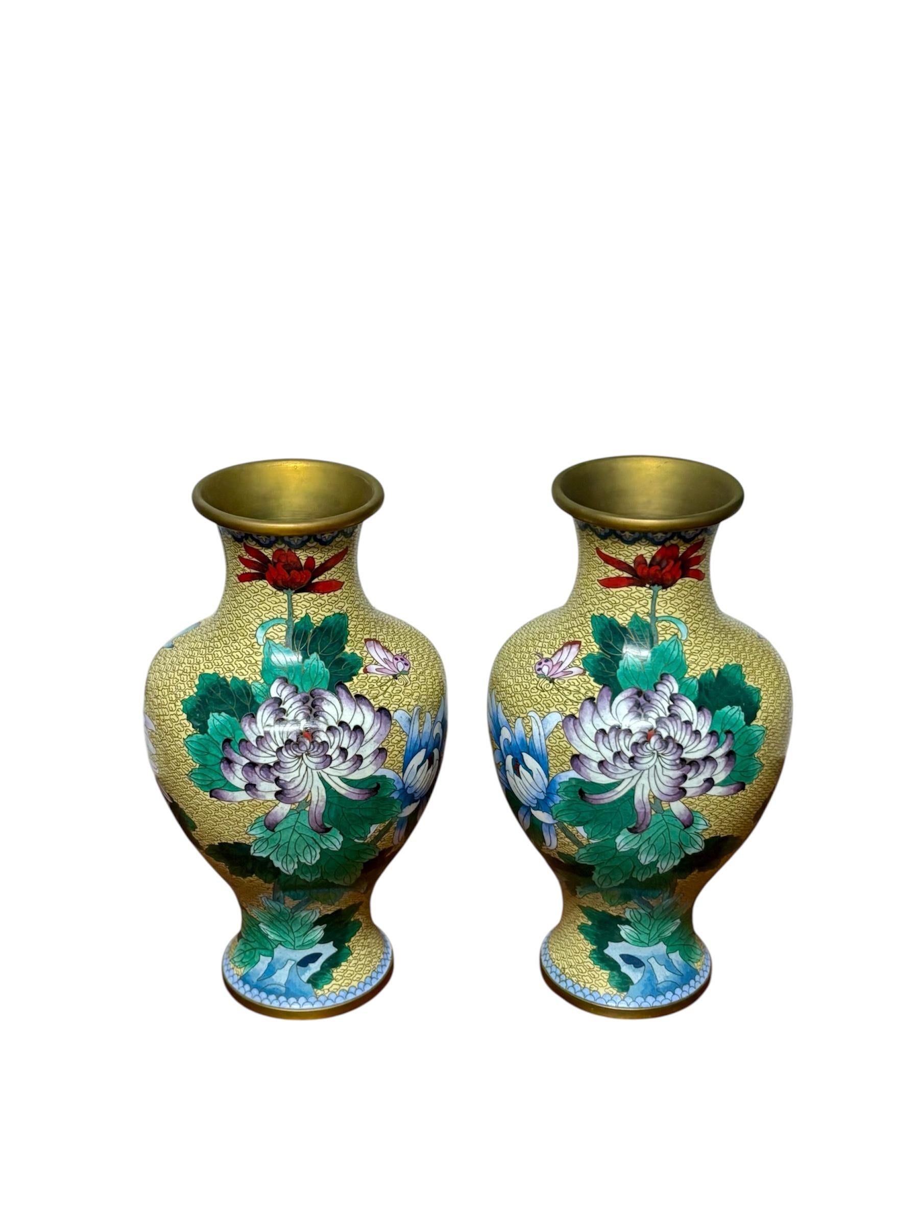 Cinese Jarrones Cloisonné in vendita
