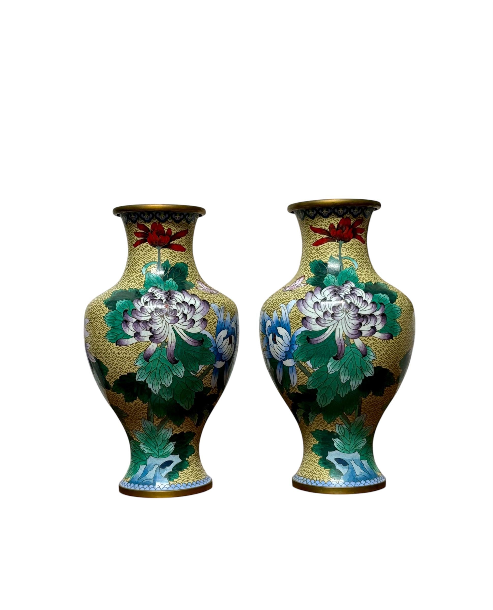 Jarrones Cloisonné In condizioni buone in vendita a VALÈNCIA, ES