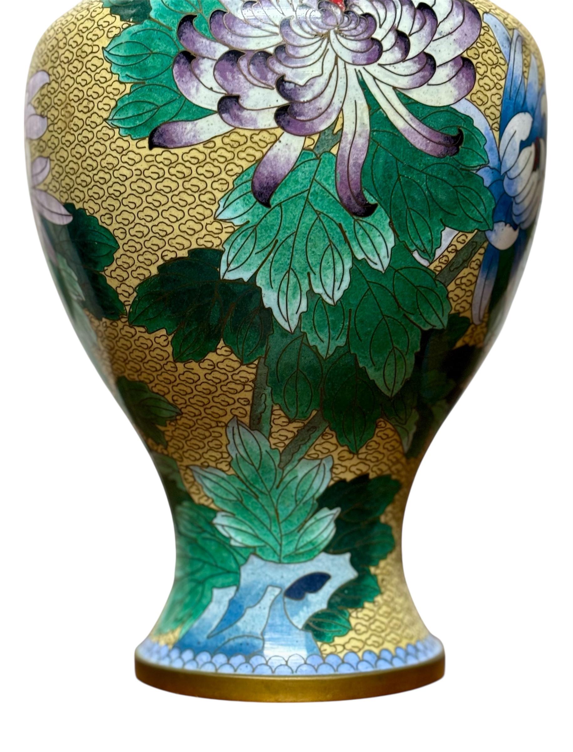 Metallo Jarrones Cloisonné in vendita