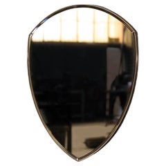 Jarrow Wall Mirror in Blackened Steel — Handmade in Britain — Large