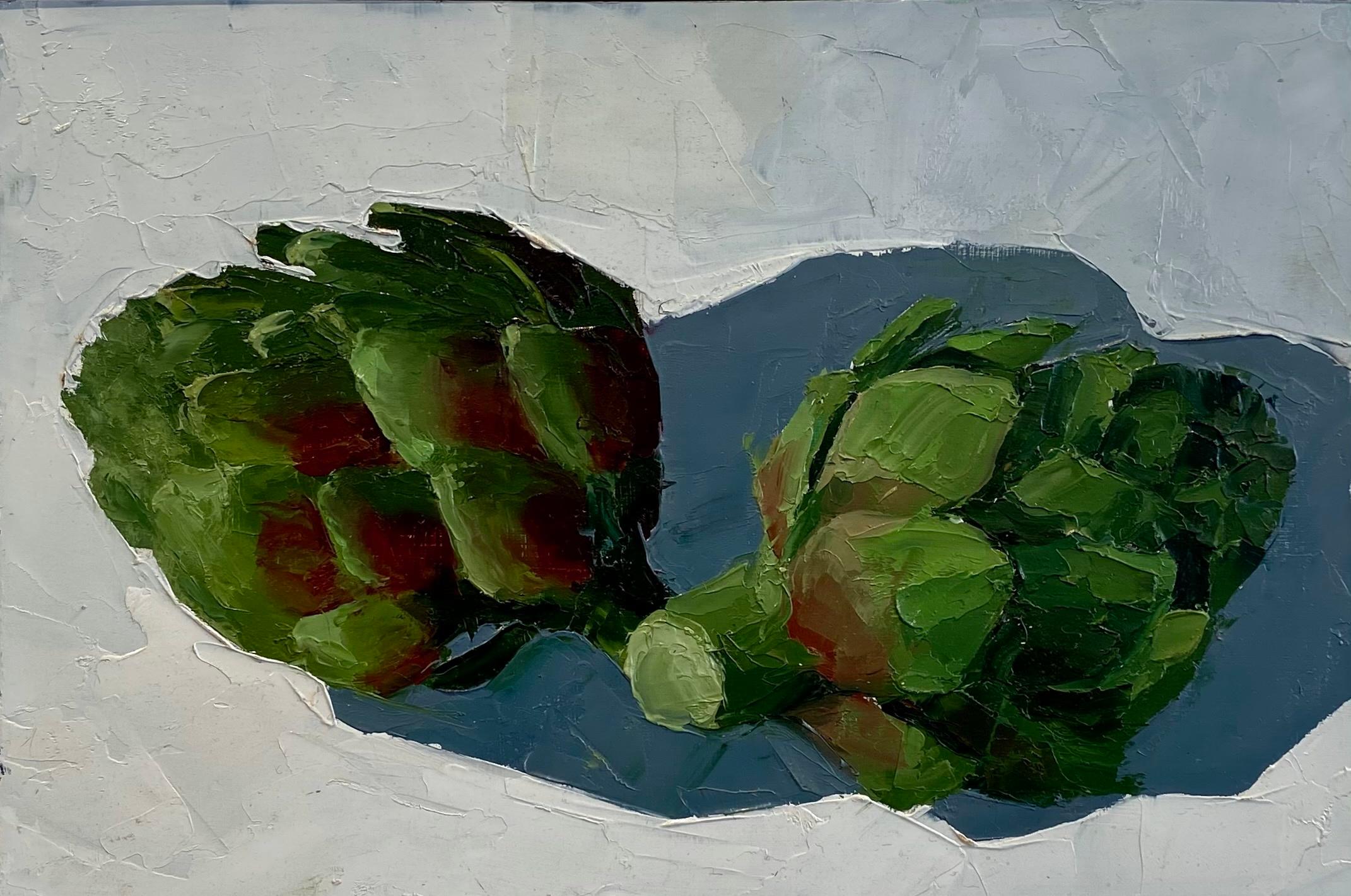Jarvis Wilcox Still-Life Painting - Artichokes