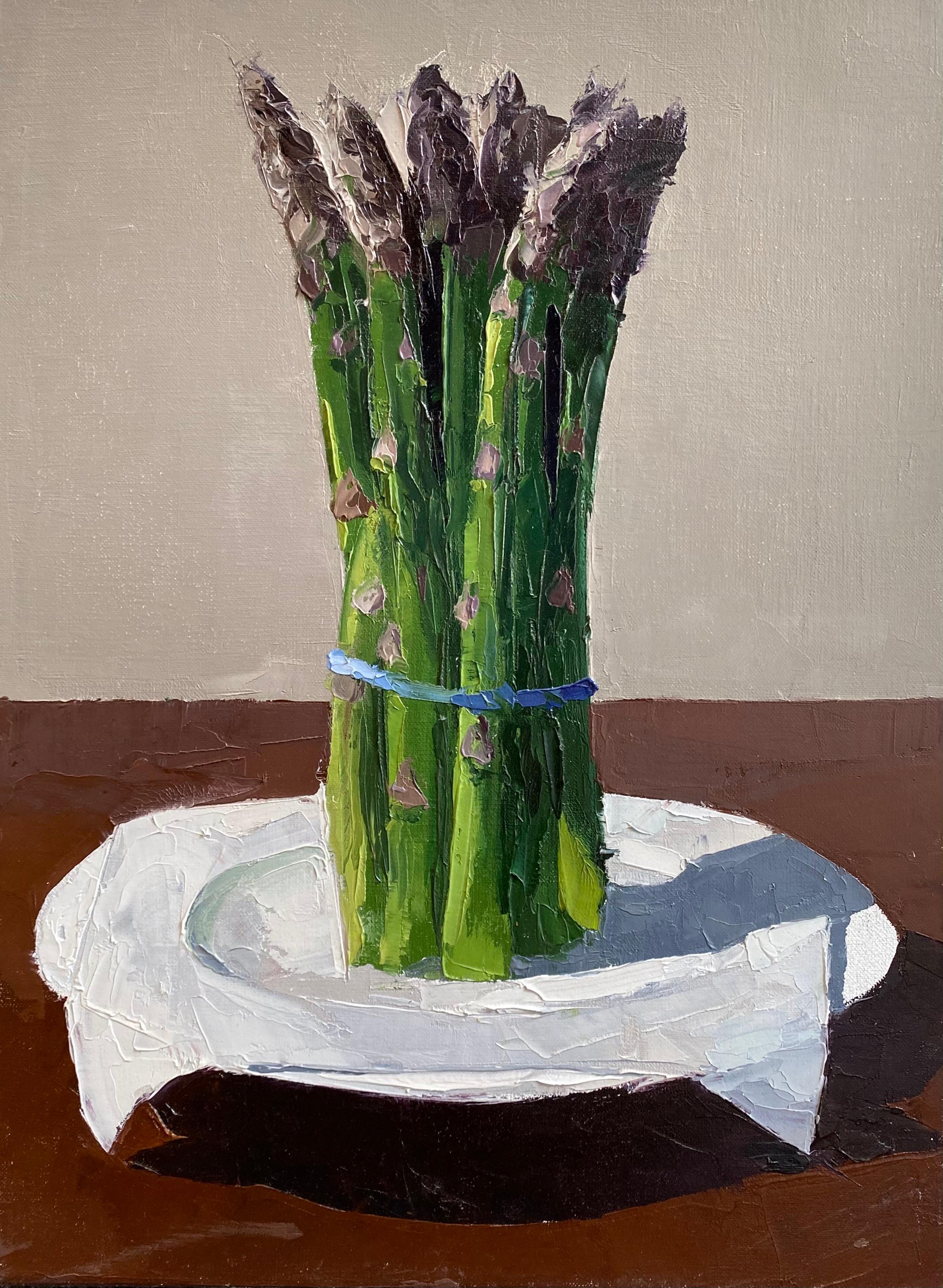 Jarvis Wilcox Still-Life Painting - Asparagus
