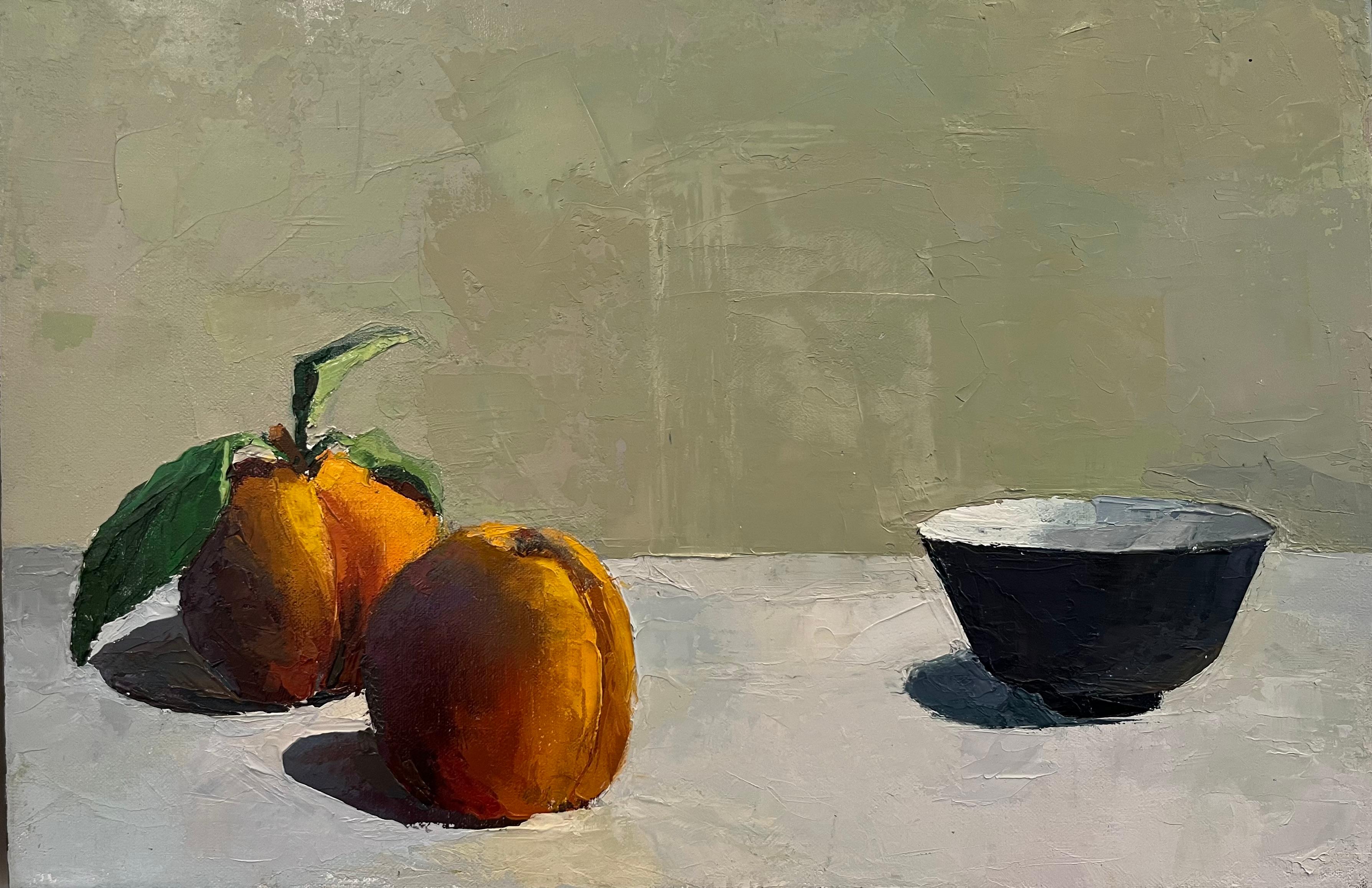 Jarvis Wilcox Still-Life Painting - Peaches