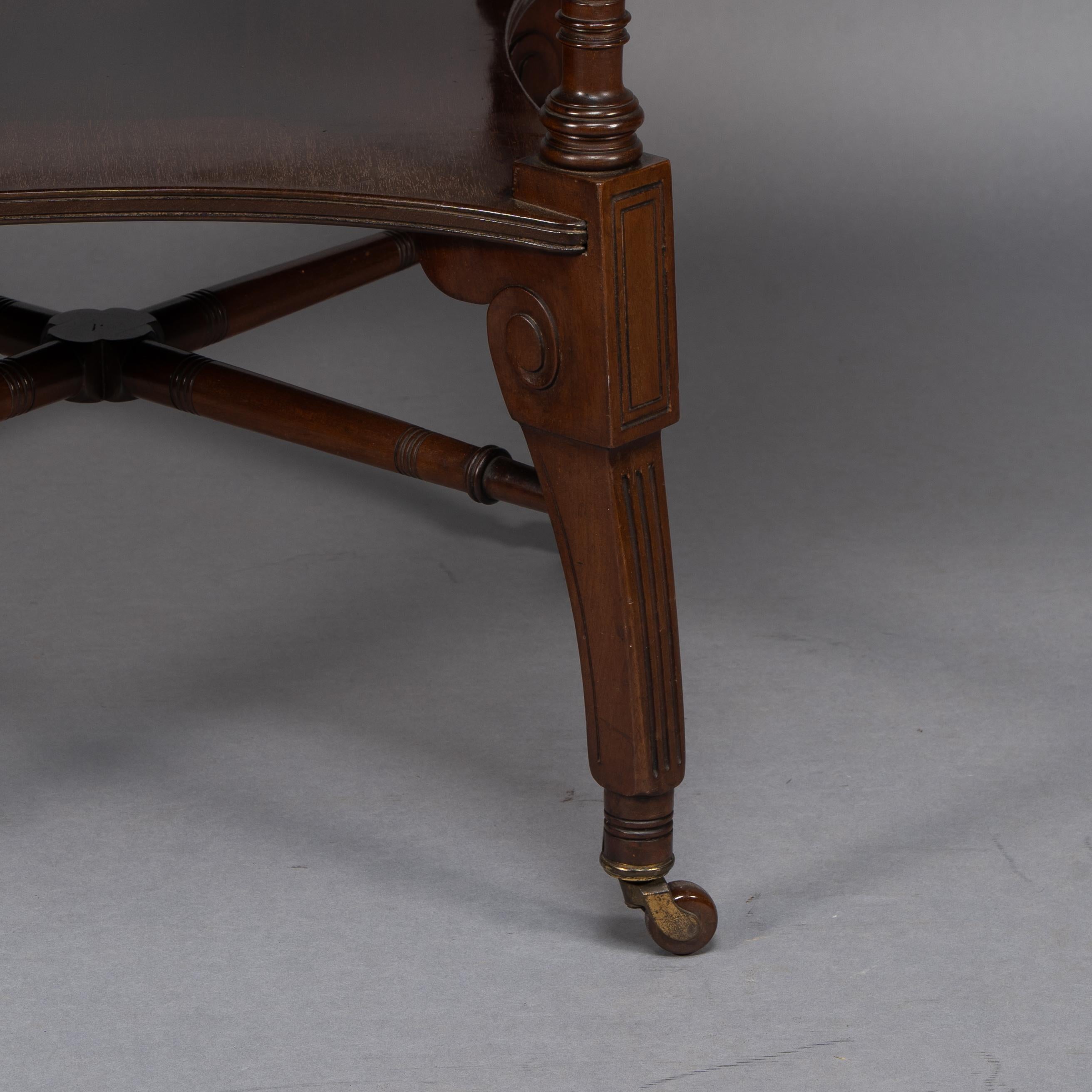 Jas Shoolbred Attri, An Aesthetic Movement octagonal shaped centre table For Sale 11