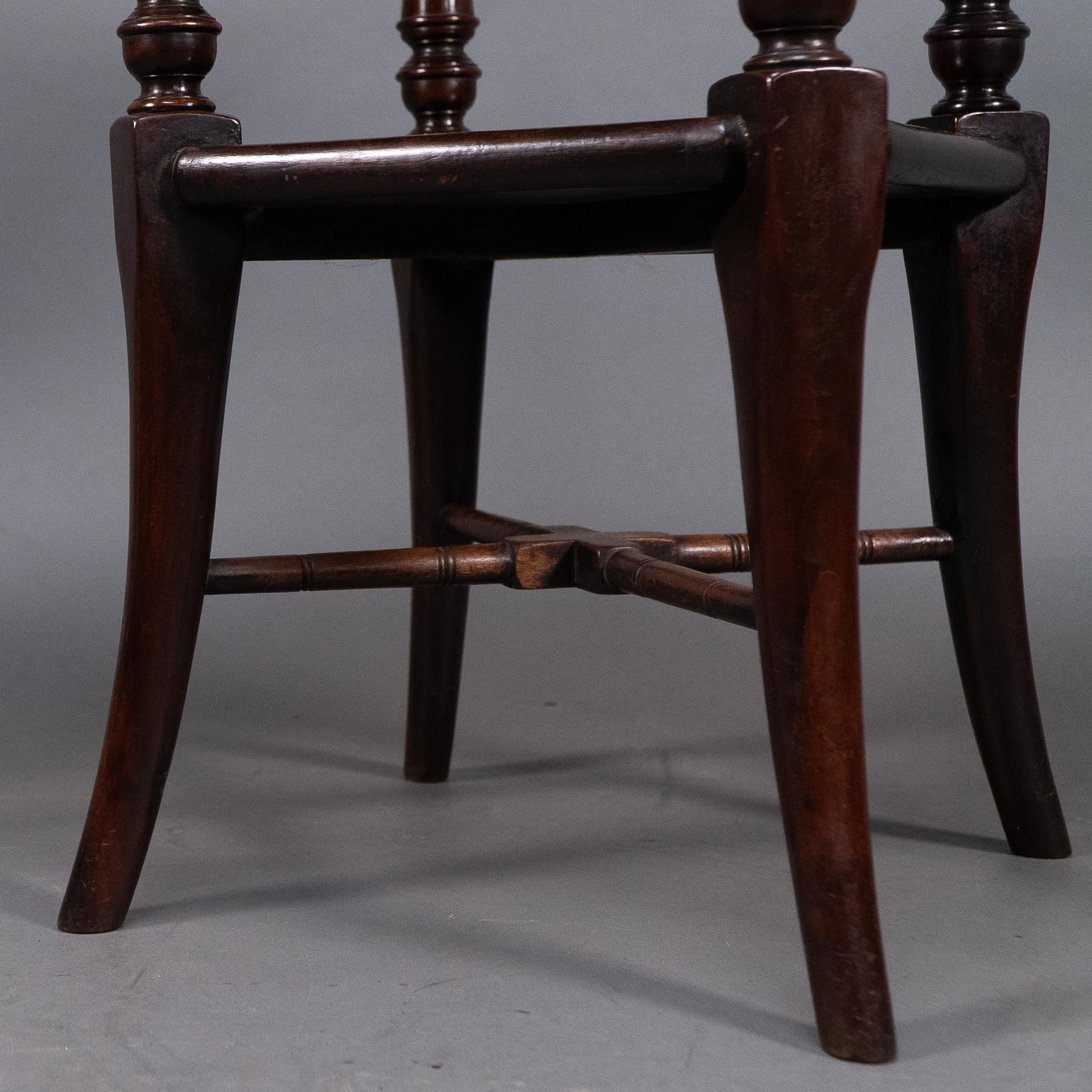 Jas Shoolbred attributed. An Aesthetic Movement octagonal Mahogany side table For Sale 6