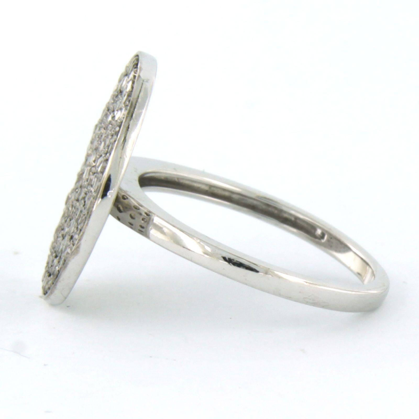 JASANI - Ring set with brilliant cut diamond up to 1.34ct 18k white gold In condizioni ottime in vendita a The Hague, ZH