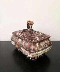 Jasba Art Deco Style Lidded Ceramic Box