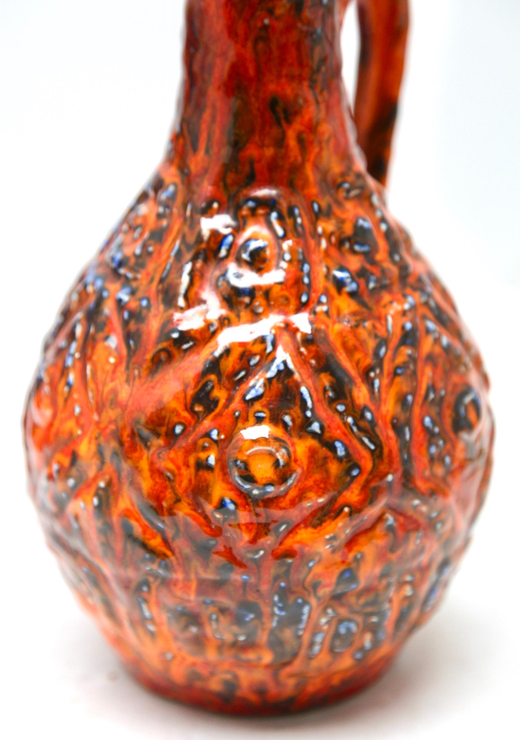Glazed Jasba Vase Vintage W-Germany, 1960s For Sale