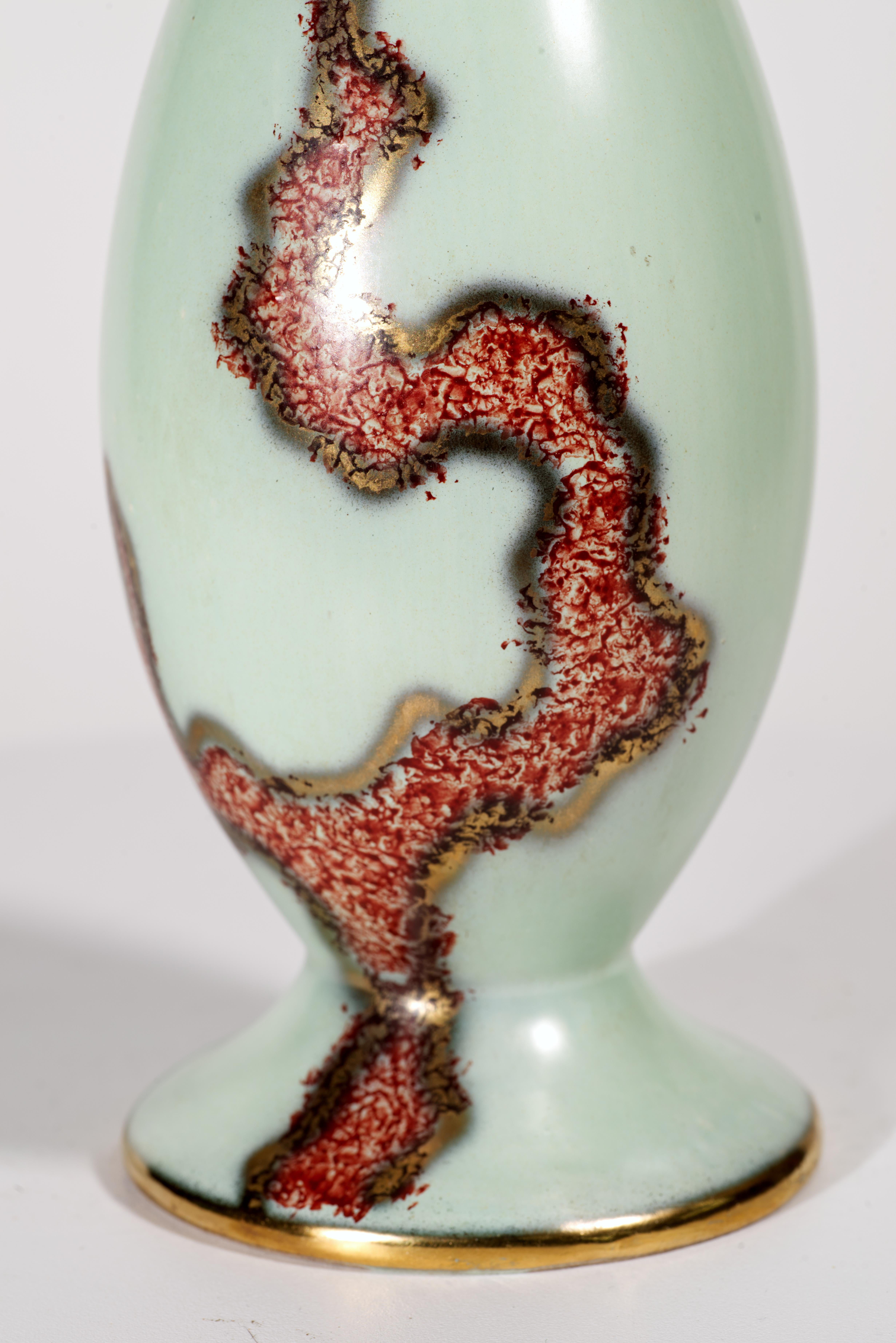 Jarrón Jasba, West German Pottery Años 50-60 Moderno de mediados de siglo en venta