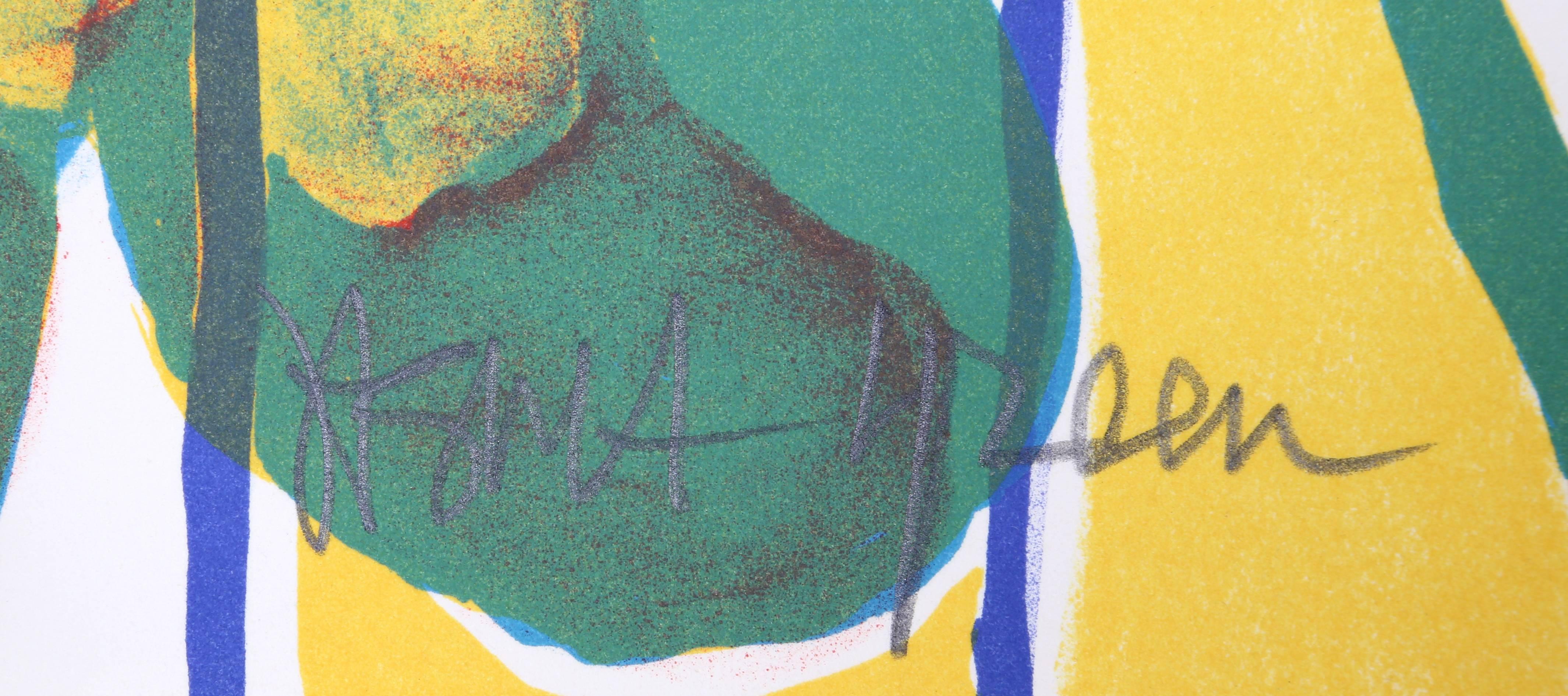 Abstract Primary Lithograph by Jasha Green 1