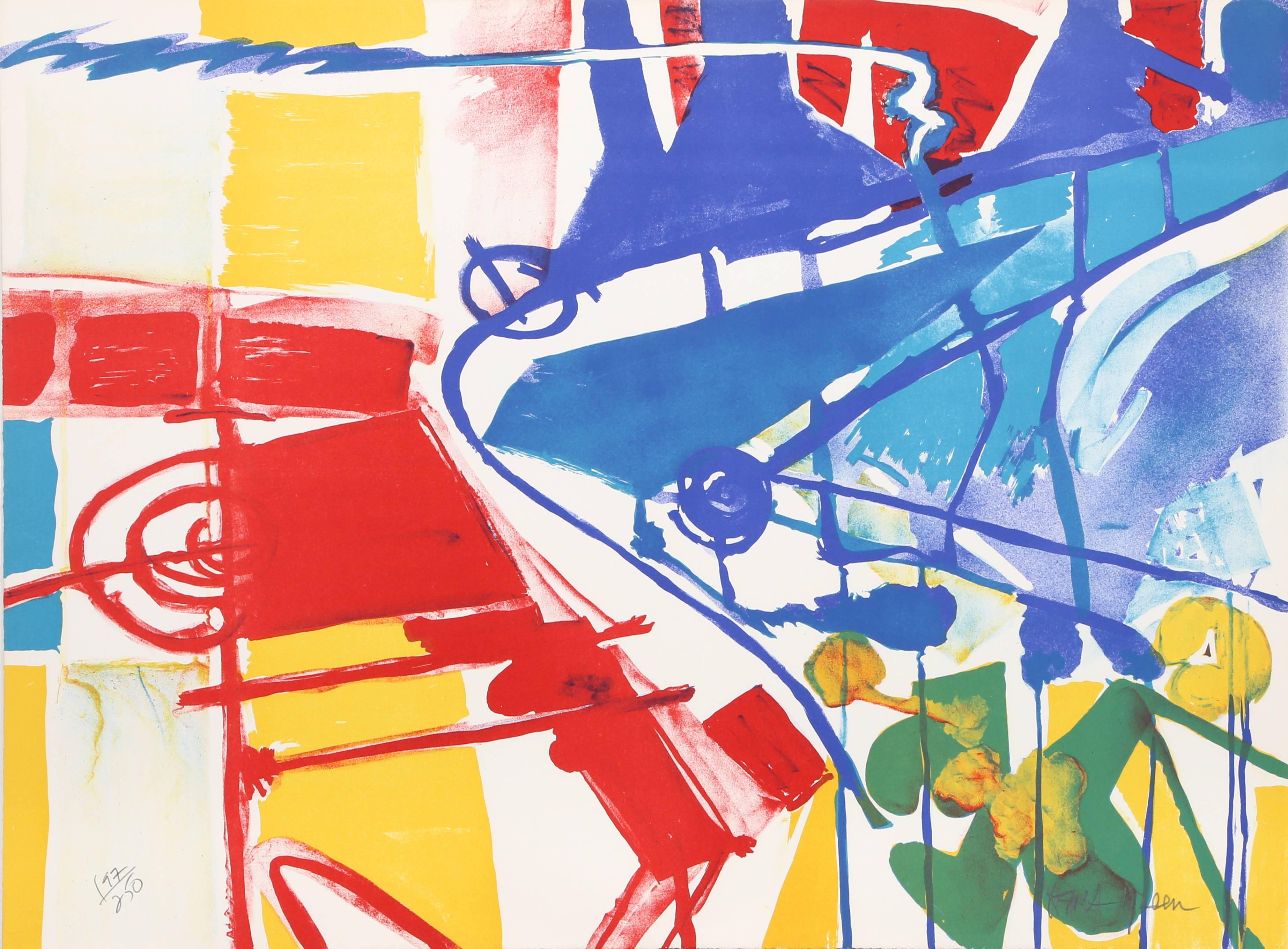 Artist: Jasha Green, American (1923 - 2006)
Title: Untitled 3
Year: circa 1979
Medium: Lithograph, signed and numbered in pencil
Edition: 250
Size: 22 x 30 in. (55.88 x 76.2 cm)