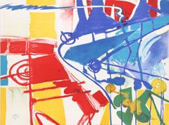 Abstract Primary Print by Jasha Green