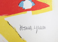 Litografia astratta colorata di Jasha Green