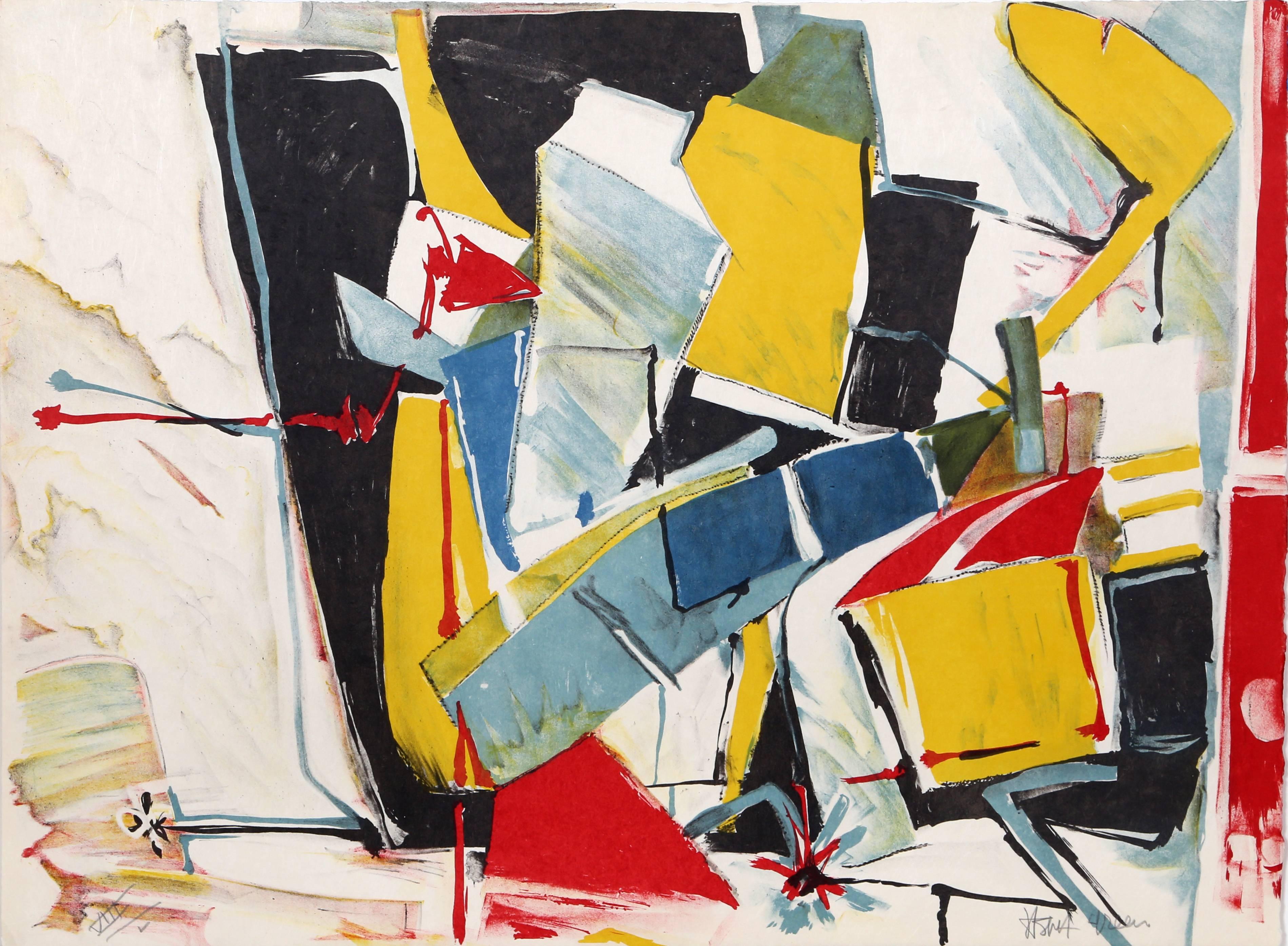 Artista: Jasha Green, americana (1923 - 2006)
Titolo: Senza titolo 8
Anno: circa 1979
Medio: Litografia, firmata e numerata a matita
Tiratura: 250 (su Arches), L (su Japon)
Dimensioni: 22 x 30 pollici (55,88 x 76,2 cm)