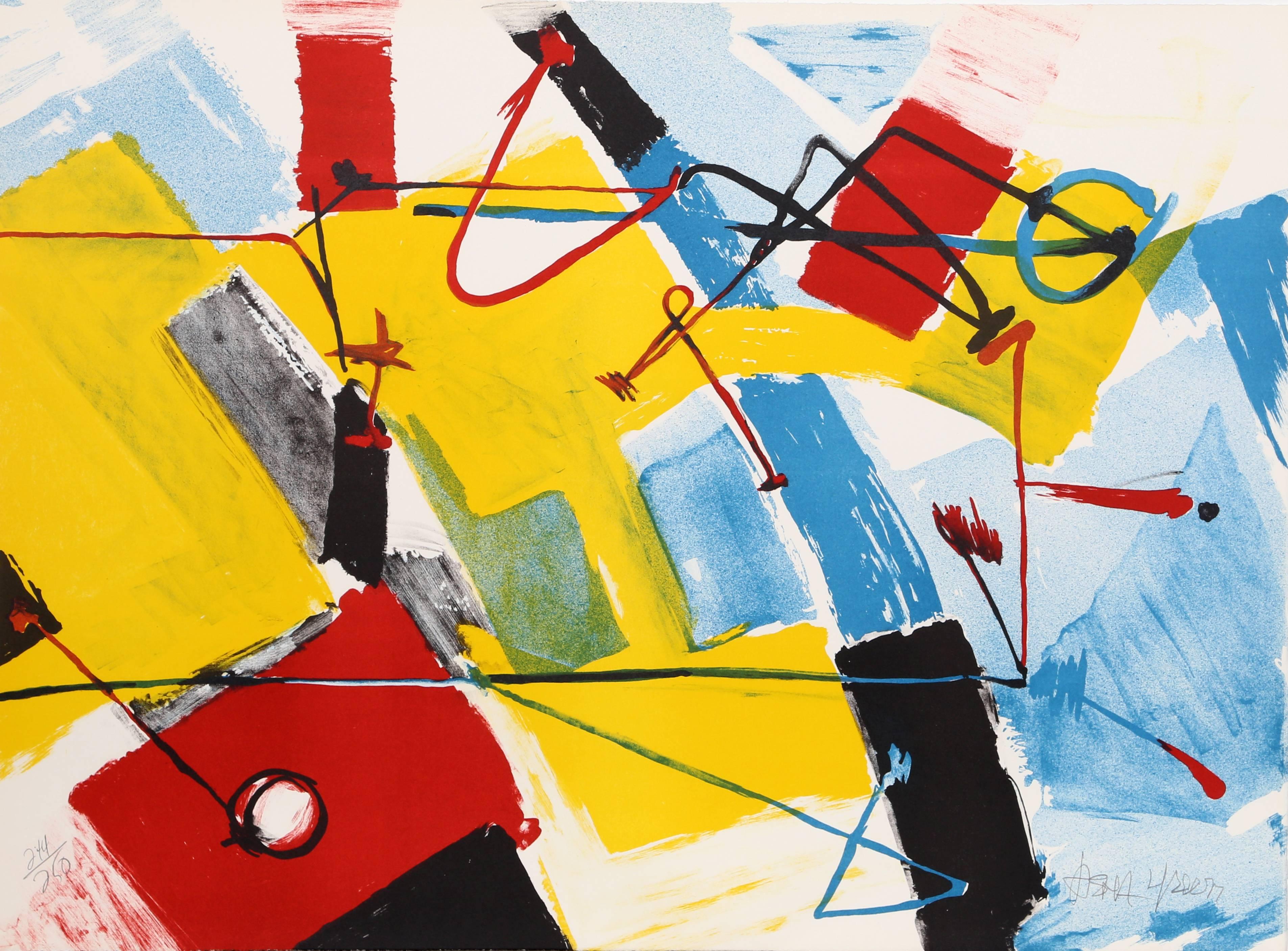 Artist: Jasha Green, American (1923 - 2006)
Title: Untitled 6
Year: circa 1979
Medium: Lithograph, signed and numbered in pencil
Edition: 250
Size: 22 x 30 in. (55.88 x 76.2 cm)